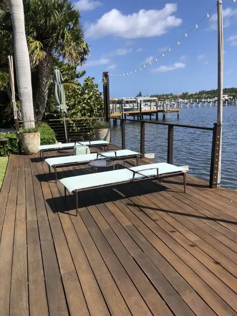 Dock-on-water