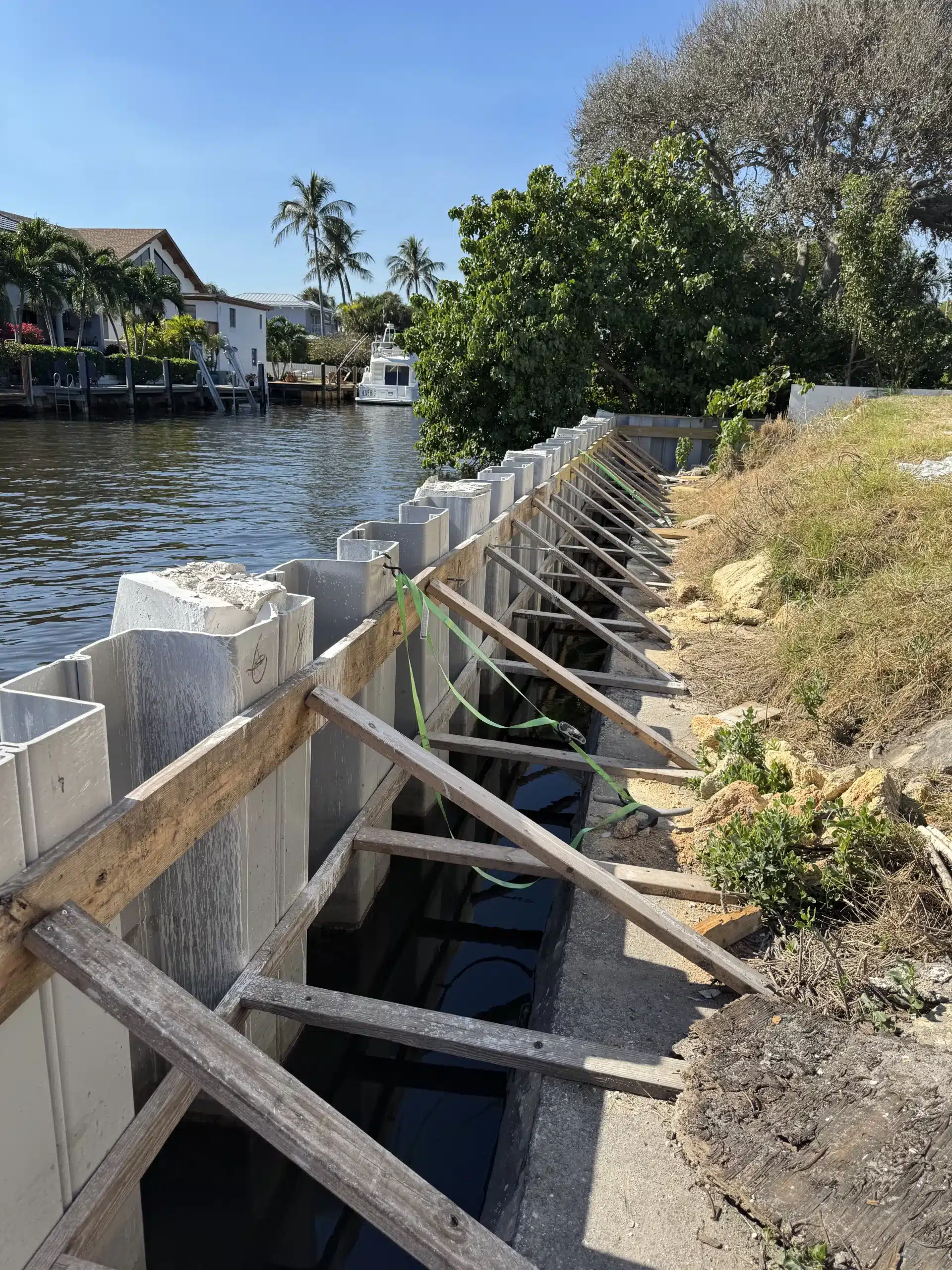 Seawall batter construction scaled